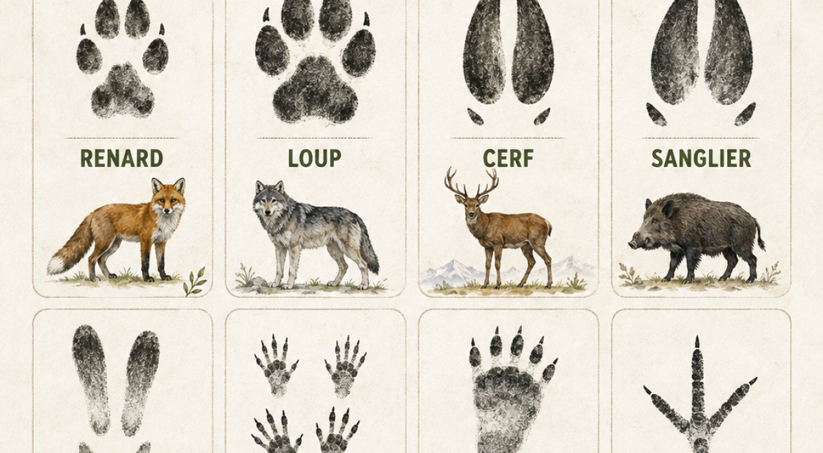 Viens apprendre à reconnaitre les traces des  animaux du Mercantour_Pra Loup 1600 - Traces