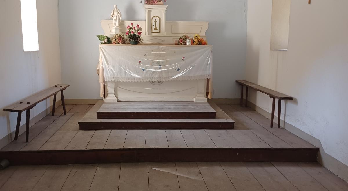 Chapelle St Blaise intérieur Chapelle St Blaise intérieur