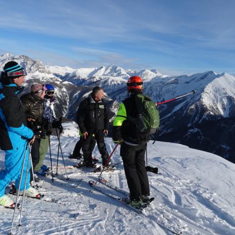 Groupe en ski - Groupe en ski