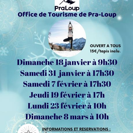 Yoga doux avec Albane_Pra Loup 1600 - Yoga