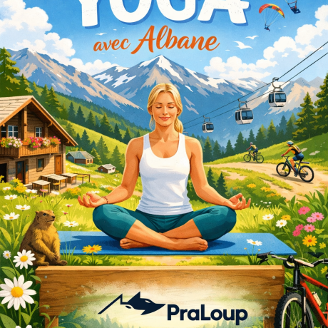 Yoga doux avec Albane_Pra Loup 1600 - Yoga Doux