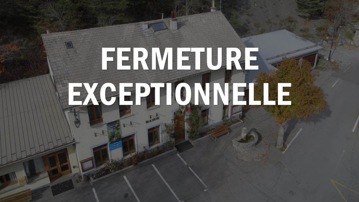 Image mairie fermée