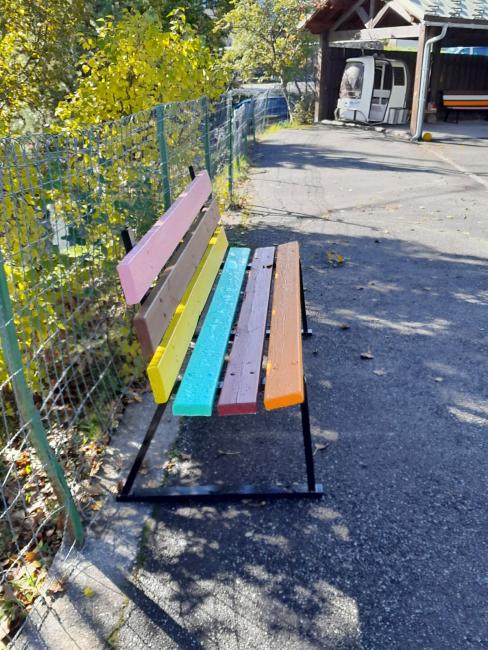 Banc coloré Molanès
